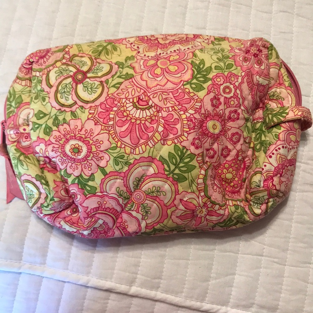 Vera Bradley Petal Pink Large Cosmetic Bag
